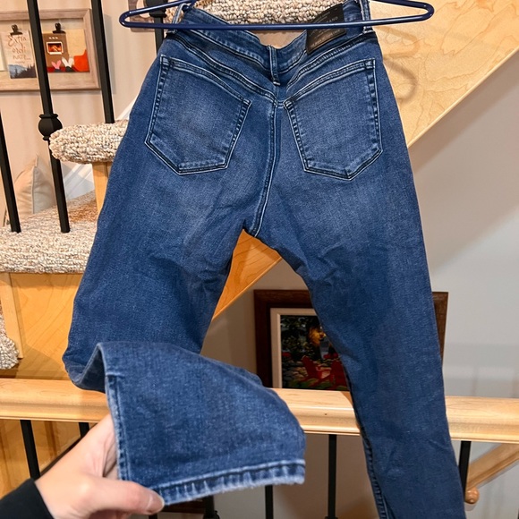 Dark Wash Flora Embroidered Lolita skinny jeans - Picture 2 of 9